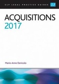 Cover: Acquisitions 2017 - College of Law Publishing