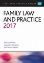Cover: Family Law and Practice 2017 - College of Law Publishing