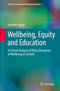 Cover: Wellbeing, Equity and Education - Springer