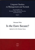 Cover: Is the Euro Secure? - Lit Verlag