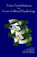 Cover: Asian Contributions to Cross-Cultural Psychology - SAGE Publications Inc