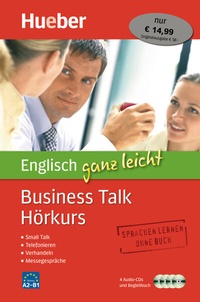 Abbildung von: Englisch ganz leicht Business Talk Hörkurs - Hueber Verlag