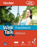Cover: Walk & Talk Franz&ouml;sisch H&ouml;rkurs - Hueber Verlag