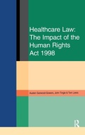 Cover: Healthcare Law: Impact of the Human Rights Act 1998 - Routledge Cavendish