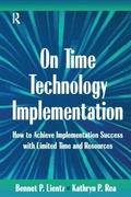 Cover: On Time Technology Implementation - Routledge