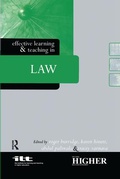 Cover: Effective Learning and Teaching in Law - Routledge