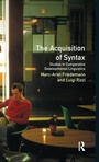 Cover: The Acquisition of Syntax - Routledge