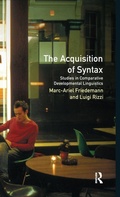 Cover: The Acquisition of Syntax - Routledge
