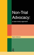 Abbildung von: Non-Trial Advocacy - Routledge Cavendish