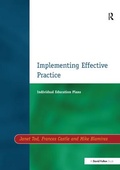 Cover: Individual Education Plans Implementing Effective Practice - Routledge
