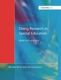 Cover: Doing Research in Special Education - Routledge