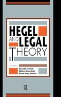 Cover: Hegel and Legal Theory - Routledge