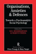 Cover: Organisations, Anxieties and Defences - Routledge
