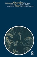 Cover: The Poems of Alexander Pope - Routledge