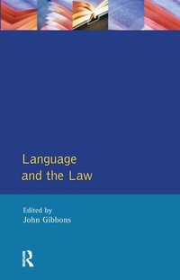 Enlarge image Cover: Language and the Law - Routledge