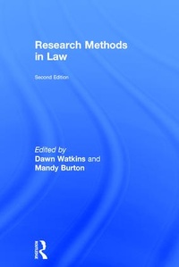Enlarge image Cover: Research Methods in Law - Routledge