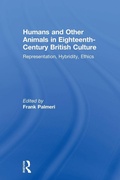 Cover: Humans and Other Animals in Eighteenth-Century British Culture - Routledge