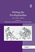 Cover: Writing the Pre-Raphaelites - Routledge