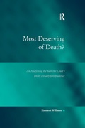 Cover: Most Deserving of Death? - Routledge