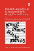 Cover: Standard Languages and Language Standards - Greek, Past and Present - Routledge