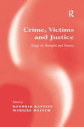 Cover: Crime, Victims and Justice - Routledge
