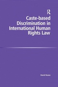 Cover: Caste-based Discrimination in International Human Rights Law - Routledge