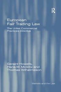 Abbildung von: European Fair Trading Law - Routledge