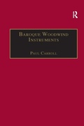 Cover: Baroque Woodwind Instruments - Routledge
