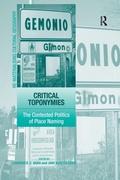 Cover: Critical Toponymies - Routledge