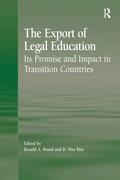 Cover: The Export of Legal Education - Routledge
