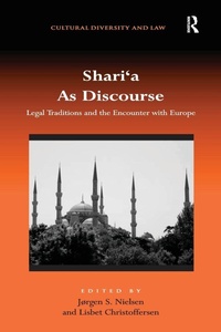 Enlarge image Cover: Shari'a As Discourse - Routledge