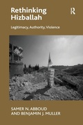 Cover: Rethinking Hizballah - Routledge