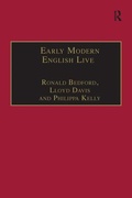 Cover: Early Modern English Lives - Routledge