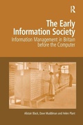 Cover: The Early Information Society - Routledge