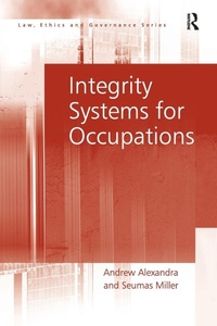 Enlarge image Cover: Integrity Systems for Occupations - Routledge