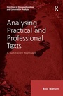 Cover: Analysing Practical and Professional Texts - Routledge