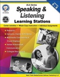 Cover: Speaking and Listening Learning Stations, Grades 6-8 - Mark Twain Media