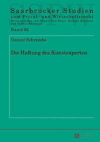 Abbildung von: Die Haftung des Kunstexperten - Peter Lang Verlag