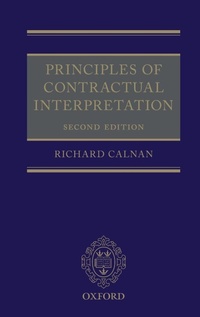 Enlarge image Cover: Principles of Contractual Interpretation - Oxford University Press