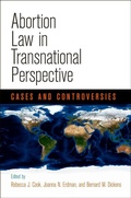 Cover: Abortion Law in Transnational Perspective - University of Pennsylvania Press