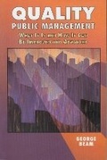 Cover: Quality Public Management - Rowman & Littlefield Publishers