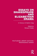 Cover: Essays on Shakespeare and Elizabethan Drama - Routledge