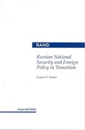 Cover: Russian National Security and Foreign Policy in Transition - RAND