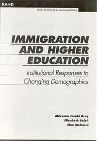Enlarge image Cover: Immigration and Higher Education - RAND