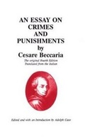 Cover: An Essay on Crimes and Punishments - Branden Publishing Co ,U.S.