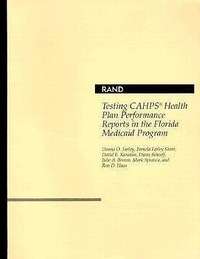 Abbildung von: Testing Cahps Health Plan Perf - RAND