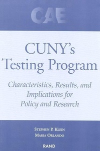 Enlarge image Cover: CUNY's Testing Program - RAND