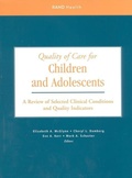 Cover: Quality of Care for Children and Adolescents - RAND
