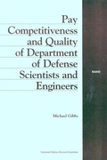 Cover: Pay Competitiveness and Quality of Department of Defense Scientists and Engineers - RAND