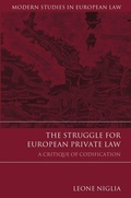 Cover: The Struggle for European Private Law - Hart Publishing